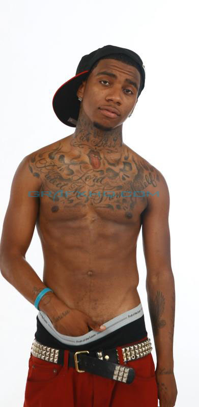 Lil B The Pack shirtless
