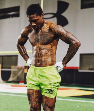 Stefon Diggs – Tattoos And Shirtless